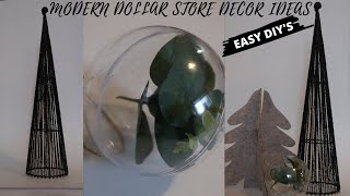 SIMPLE & MODERN DOLLAR STORE CHRISTMAS DECOR l MINIMALIST LOOKS