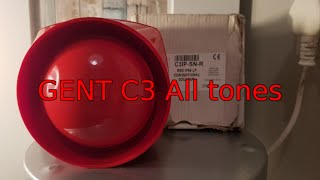 GENT C3IP Fire Alarm Sounder ALL TONES!