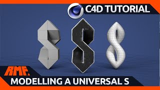 How to Model a Universal S in Cinema 4D and texture it with Substance Painter