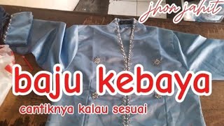 CARA NGECILIN BAJU KEBAYA