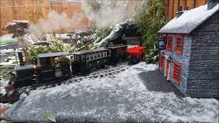 My G Scale Garden Railway Winter Running Session