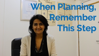 When Planning, Remember This Step – Shweta Jhajharia