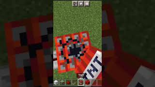 Anxiety Machine TNT with Redstone block in Minecraft #short #Short #shortfeed #Minecraftshorts