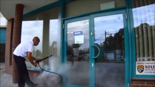 Window cleaning with steam - Optima Steamer