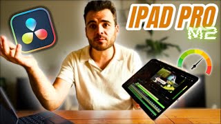 TEST de PERFORMANCE de l’IPAD PRO M2 avec DAVINCI RÉSOLVE (6e génération)