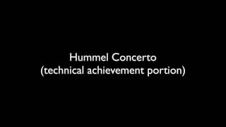 Brandon Douglas -- Hummel concerto Mvt. 1 (technical achievement portion)