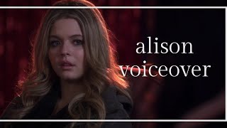 Alison voiceover | ”I think I deserve a second chance”