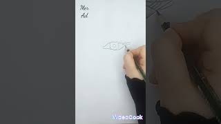 How to draw an eye// easy drawing. #drawing_tutorial #eye_drawing #shorts