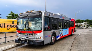 Wmata 2006 New Flyer D40LFR #6121 on the Orange Line Express to West Falls Church Audio Recording!!