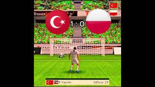 TURKEY VS POLAND FOOTBALL PENALTY SHOOTOUT #shorts #youtubeshorts #football