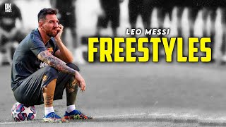 Lionel Messi Rarest Freestyles • Amazing skills and free kicks