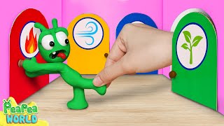 Escape Four Elements Room ❤️ Cartoon For Kids ❤️ Pea Pea World