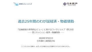 第１セッション　経済・物価情勢（「金融政策の多角的レビュー」に関するワークショップ＜第２回＞）