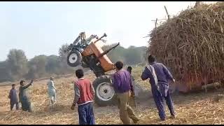 tractor accident tyre broke