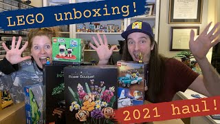 Unboxing my New Year's LEGO haul!!!