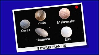 Journey to 5 Dwarf Planets in 4K resolution @TheXplanator #dwarfplanet #astroscience #universe