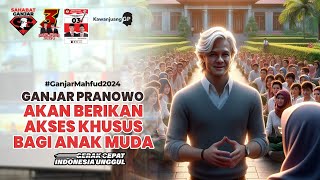 GANJAR PRANOWO AKAN BERIKAN AKSES KHUSUS BAGI ANAK MUDA