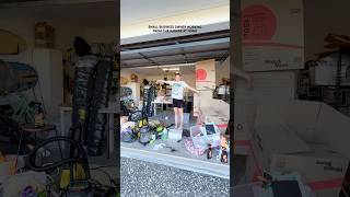 MY GARAGE IS A MESS ‼️🧚‍♀️ #smallbusiness #dayinmylife #vlog #cleaning #workingfromhome