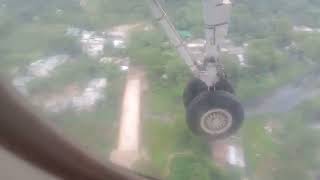 Inside A Plane Landing