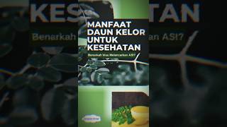 Manfaat Daun Kelor, bisa melancarkan ASI? #shorts #kesehatan #daunkelor