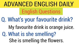 General English Conversation Questions Answers | Basic English Questions Answered @aashastri2023