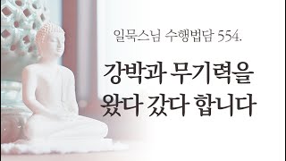 강박과 무기력을 왔다 갔다 합니다ㅣ일묵스님ㅣ제따와나선원 수행법담 554.