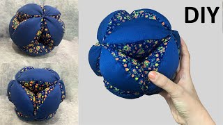 آموزش ساخت توپ پارچه ای | ساخت اسباب بازی پارچه ای | DIY Montessori Ball