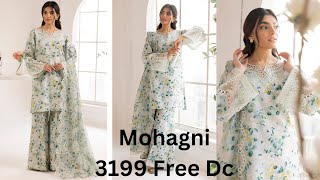 MOHAGNI EMBROIDED 3 PIECE READY TO WEAR DUPATA ONLY 3199 FREE DC @Sonam Gull Style