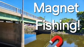 Magnet 🧲 Fishing under the Bridge.