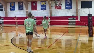 Fall River’s Ella Steers serving