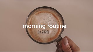 a 2020 fall morning routine