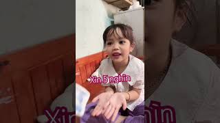 Gạo: Mẹ ơi cho con 5 Nghìn ||Gia Đình Nhà Gạo #cute #shorts