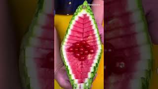 Brilliant design with watermelon #fruitcutting