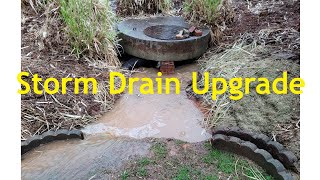 Storm drain upgrade