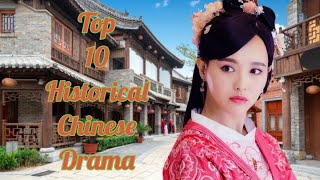 Top 10 Chinese Historical drama you must watch #youtube