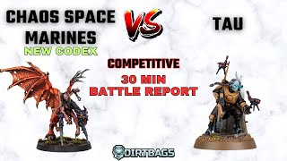 Chaos Cult vs Tau | Competitive Leviathan | Warhammer 40k Battle Report