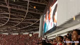 momen kebanggaan menyanyikan lagu Indonesia langsung bareng pemain #timnasindonesia #timnas #video