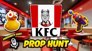 FORTNITE KFC PROP HUNT 🍗 5/5 BURGERS 🔈 Meme Sounds 😂 SUPER FUN - MAP CODE: 9845-4777-4704