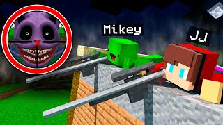 How JJ and Mikey Hunting on CATNAP TAPE in Minecraft at 3:00 AM !? - Maizen