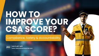 How to improve CSA score #compliance #safety #accountability #driver 🚚