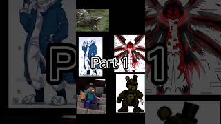 Part 1 and Part 2 #shorts #alphatale #scpfoundation #fnaf #sticknodes #animation