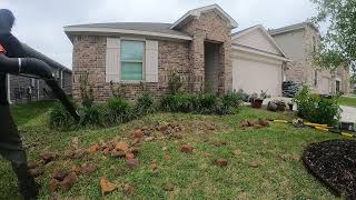 Mulch bed renovation timelapse -Valadez Landscaping