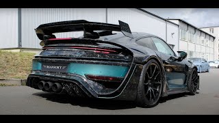 CRAZY CRACKLE'S & POPS Porsche 911 Turbo S By Mansory Exhaust Sounds #911TurboS #exhaustsounds