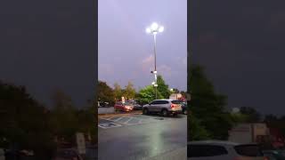 A "FULL RAINBOW" in the strange sky evening before Tropical Storm Ophelia starts raining cats & dogs