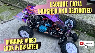 Eachine EAT14 High Speed Run Crashed And Destroyed