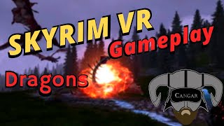 Modded Skyrim VR #5 - Epic Fight Against Three Dragons