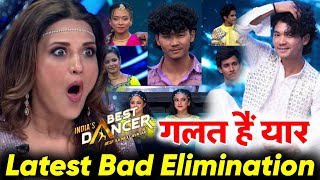 Bad News Announced Elimination Indias Best Dancer 2023 | indias best dancer today episode