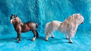 Breyer Unboxing - Custom G1 Drafter Stablemates by Linda Elkjer of Equine Expressions Studio!