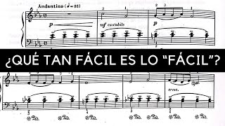 En piezas "fáciles" también se aprende mucho - Andantino de Khachaturian