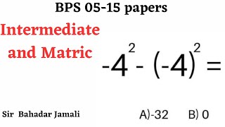 mathematics basic short course / bps 5 to 15 sst test preparation sst siba Iba math paper